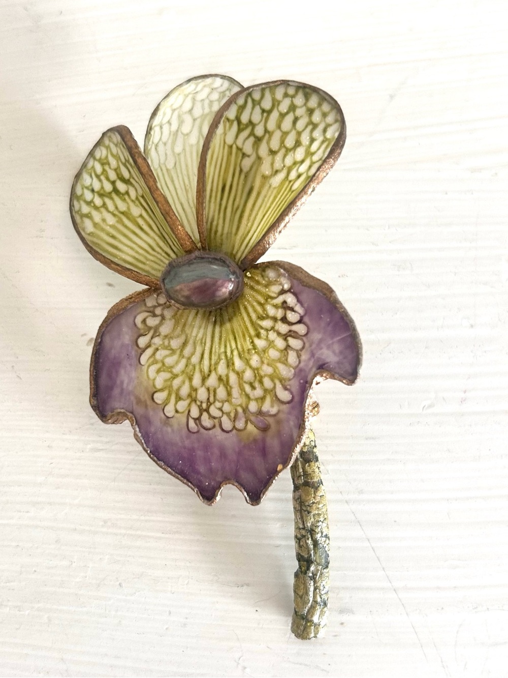Fabrice Paris vintage brooch.
